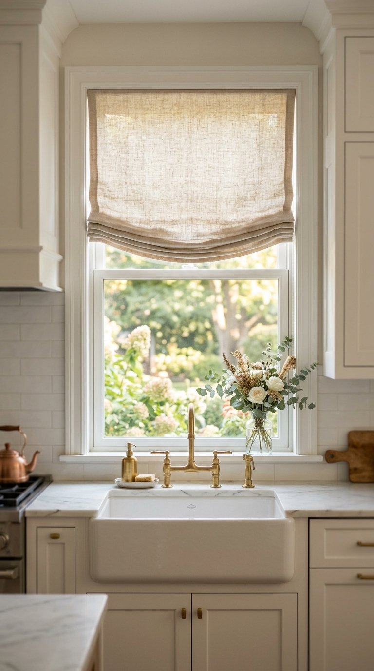 Roman Shades for Clean, Fabric Window Treatments