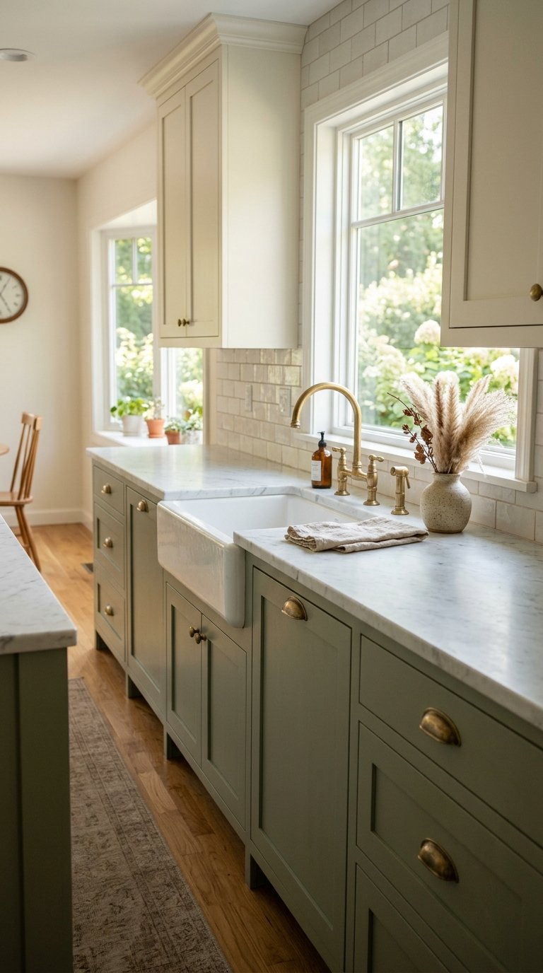 Sage Green Cabinets