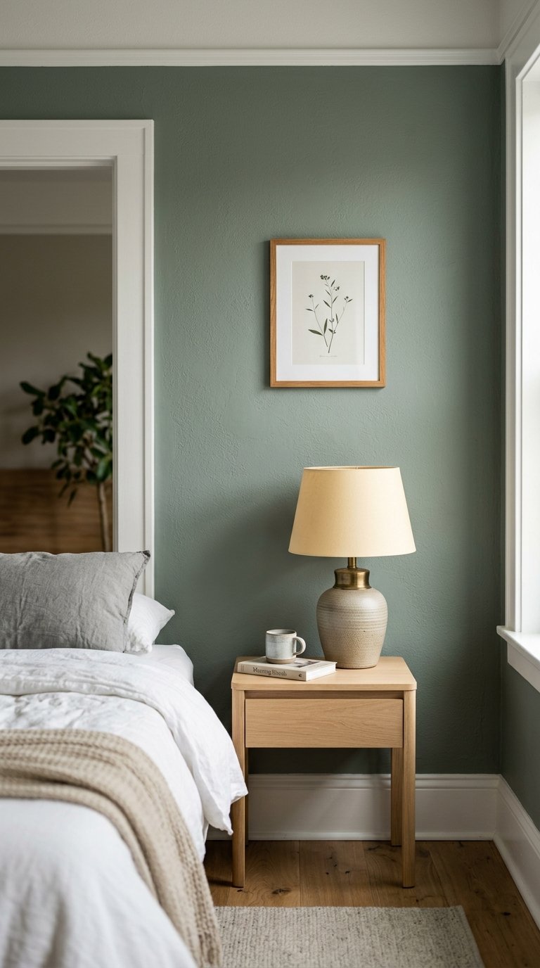 Sage Green Walls with Sherwin-Williams Evergreen Fog SW 9130