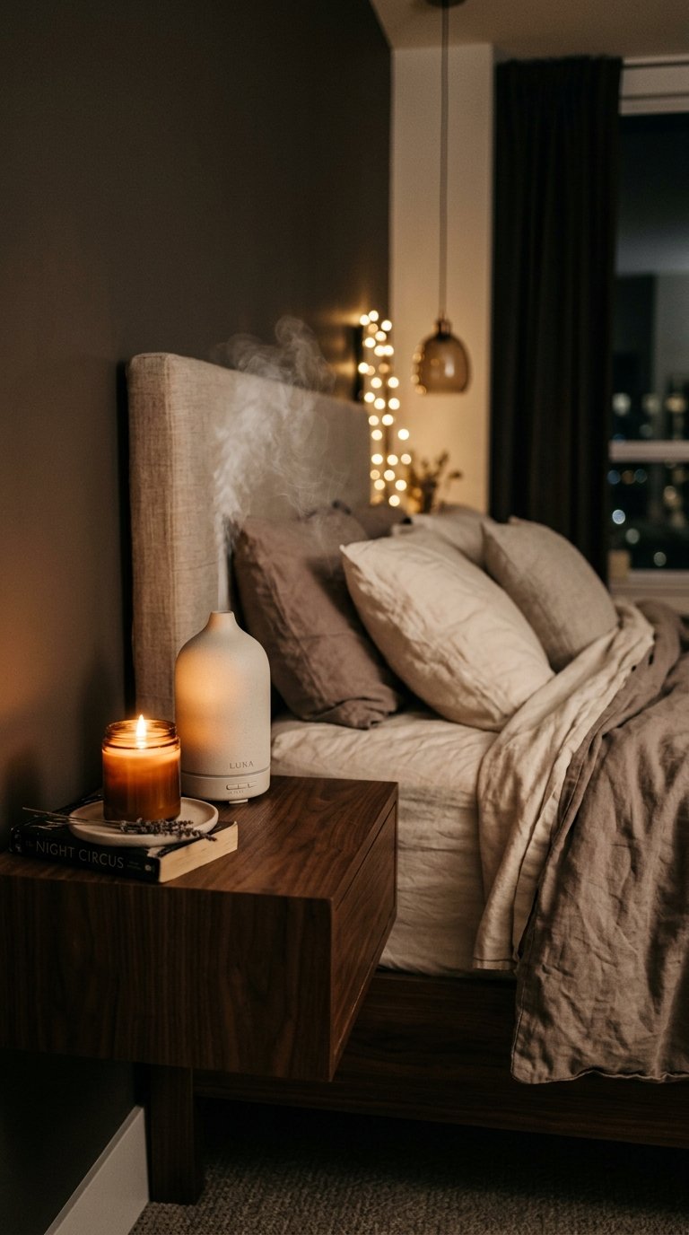 Scented Candles and Diffusers for a Sensory Modern Bedroom
