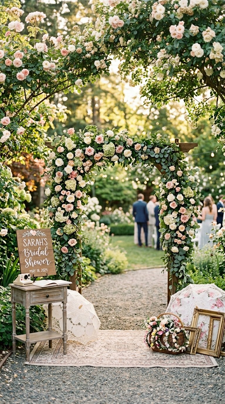 Set Up a Photo Booth With Garden Props