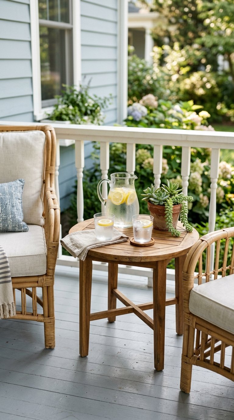 Set Up a Side Table Between Seating Pieces