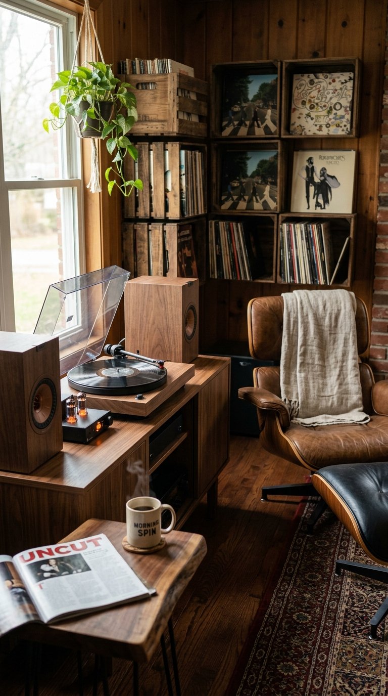 Set Up a Vinyl Record Listening Station