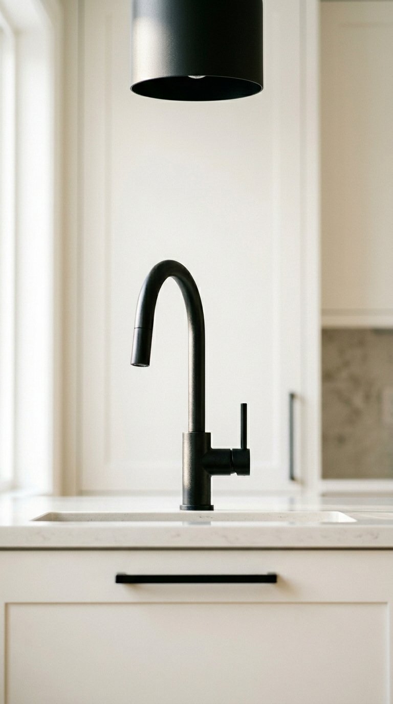 Single Consistent Metal Finish Across All Hardware and Fixtures