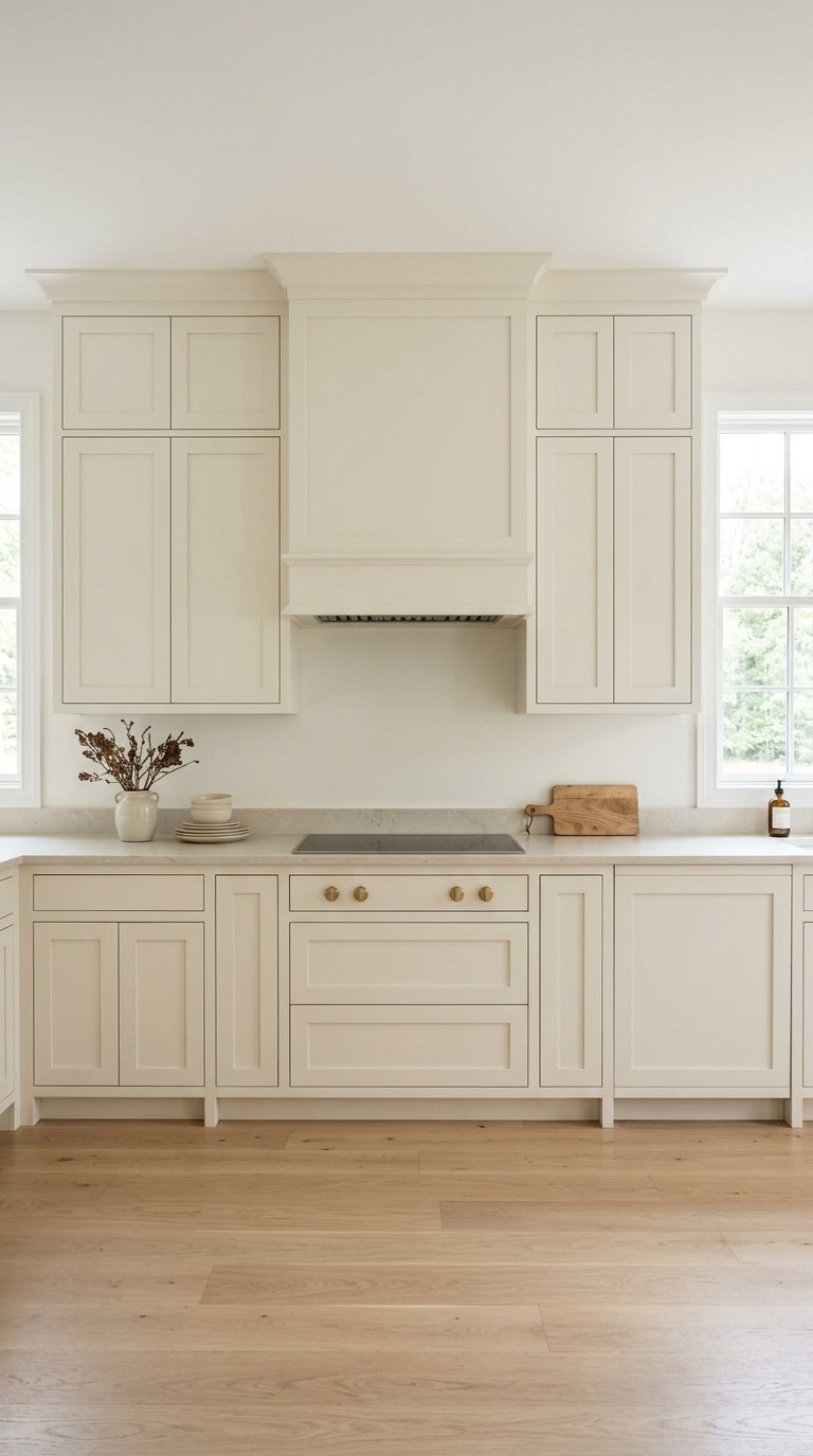 Single Neutral Color Across All Cabinets