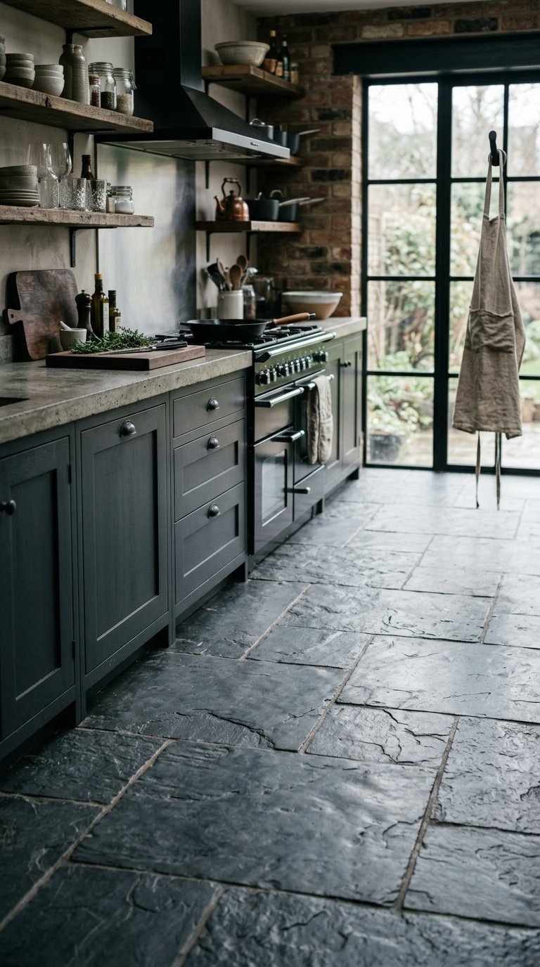 Slate Tile in a Natural Cleft Finish