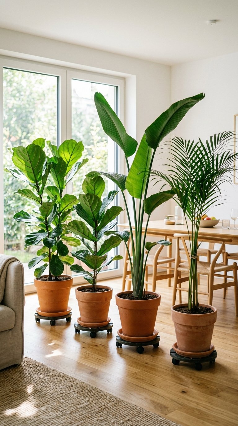 Stack Large Plants as a Living Partition