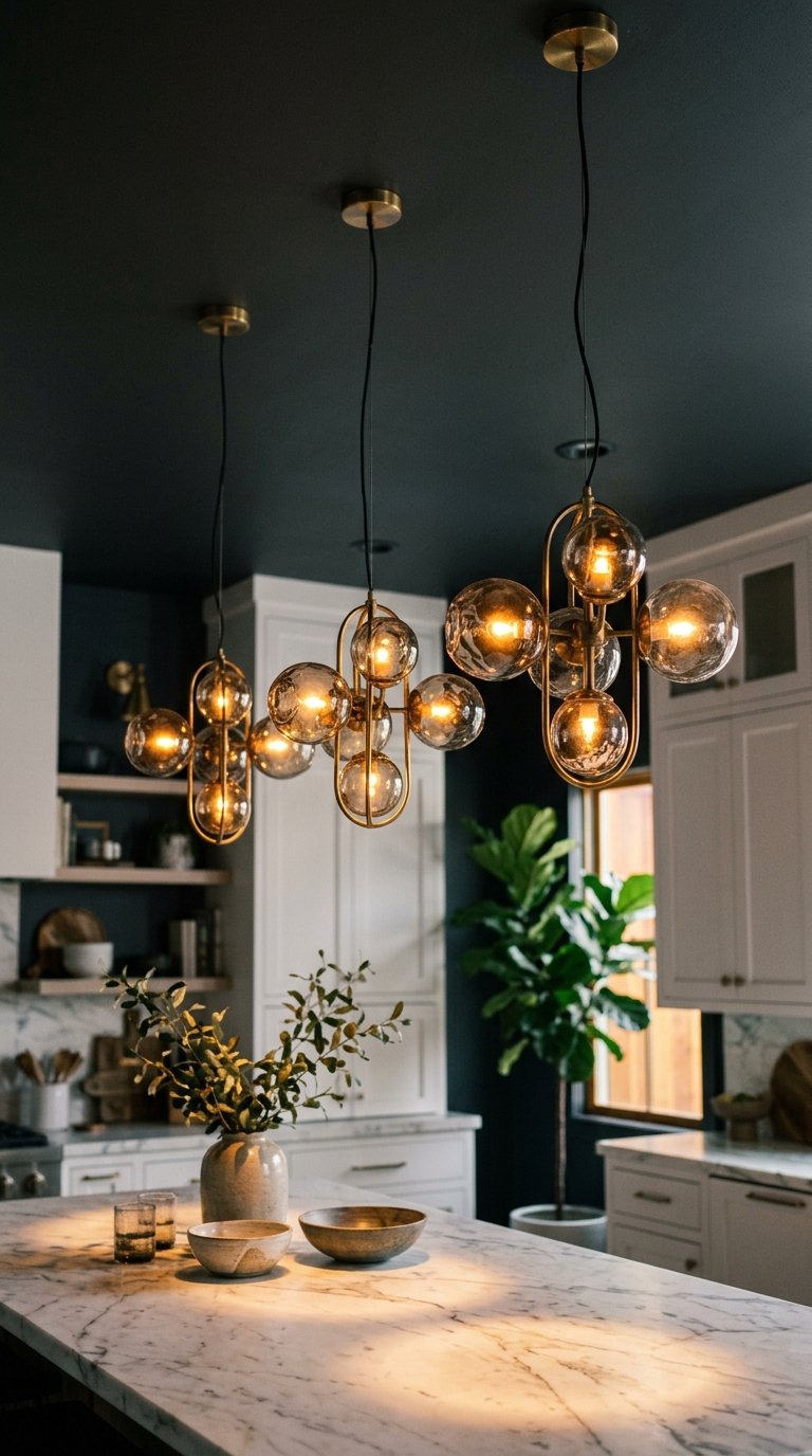 Statement Lighting Over the Island