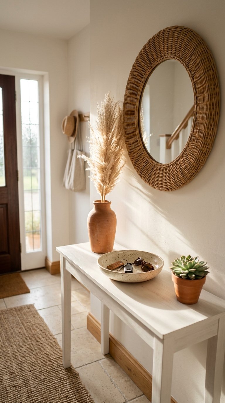 Style Your Entryway for Summer with a Seasonal Vignette