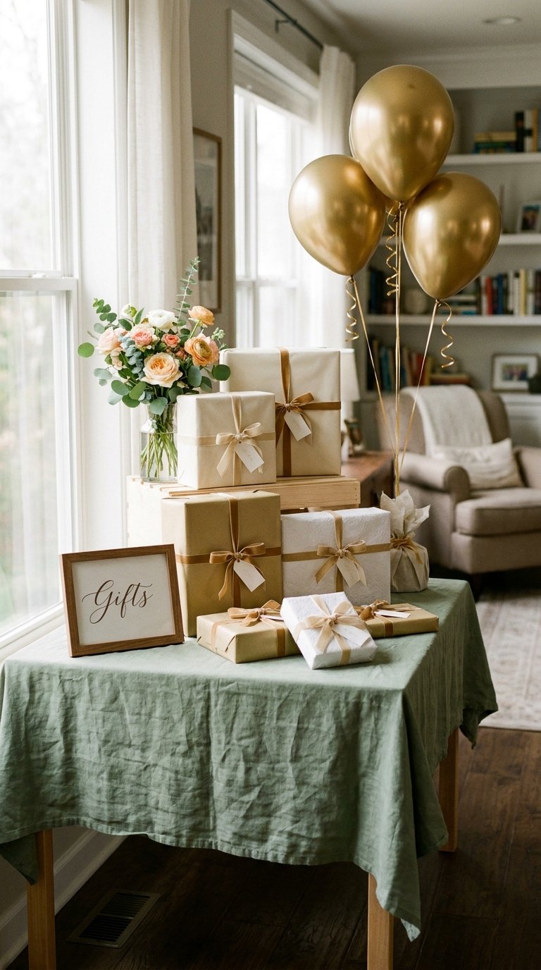 Style a Gift Table Properly