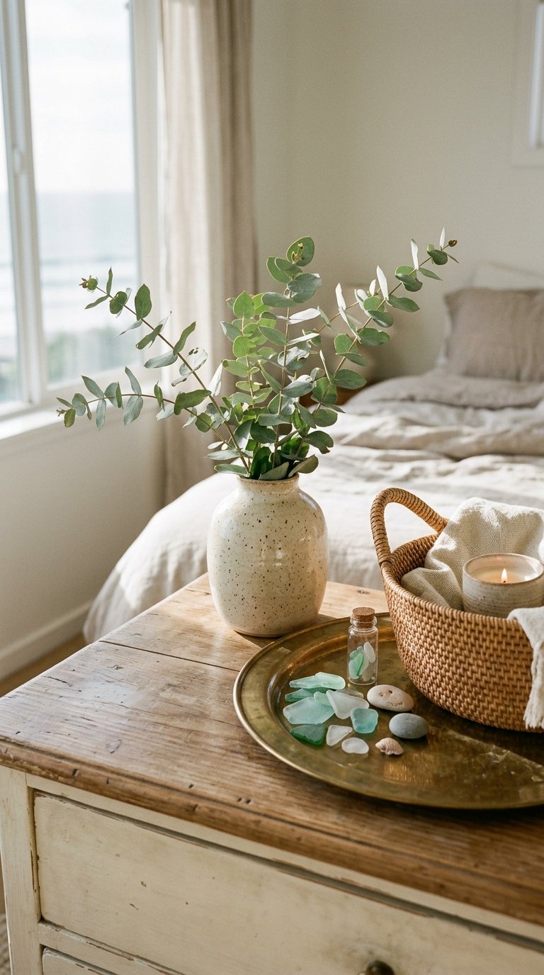 Style the Dresser Top as a Designed Vignette