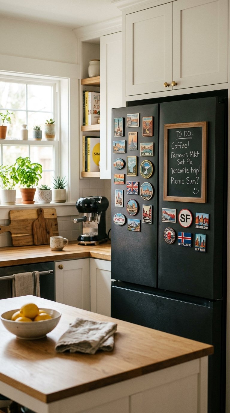 Style the Refrigerator Exterior as a Design Feature