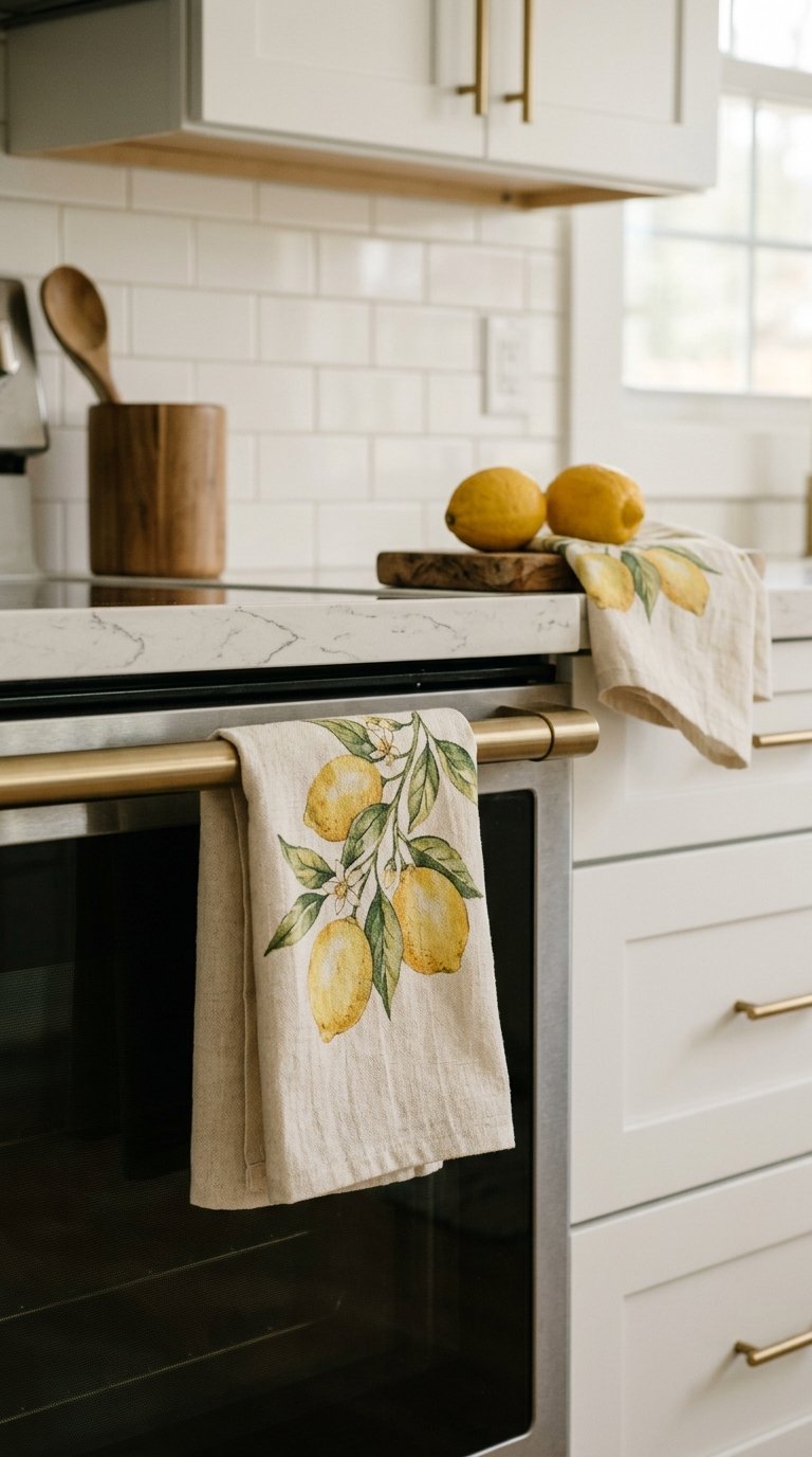 Swap Your Dish Towels for Lemon-Print Ones