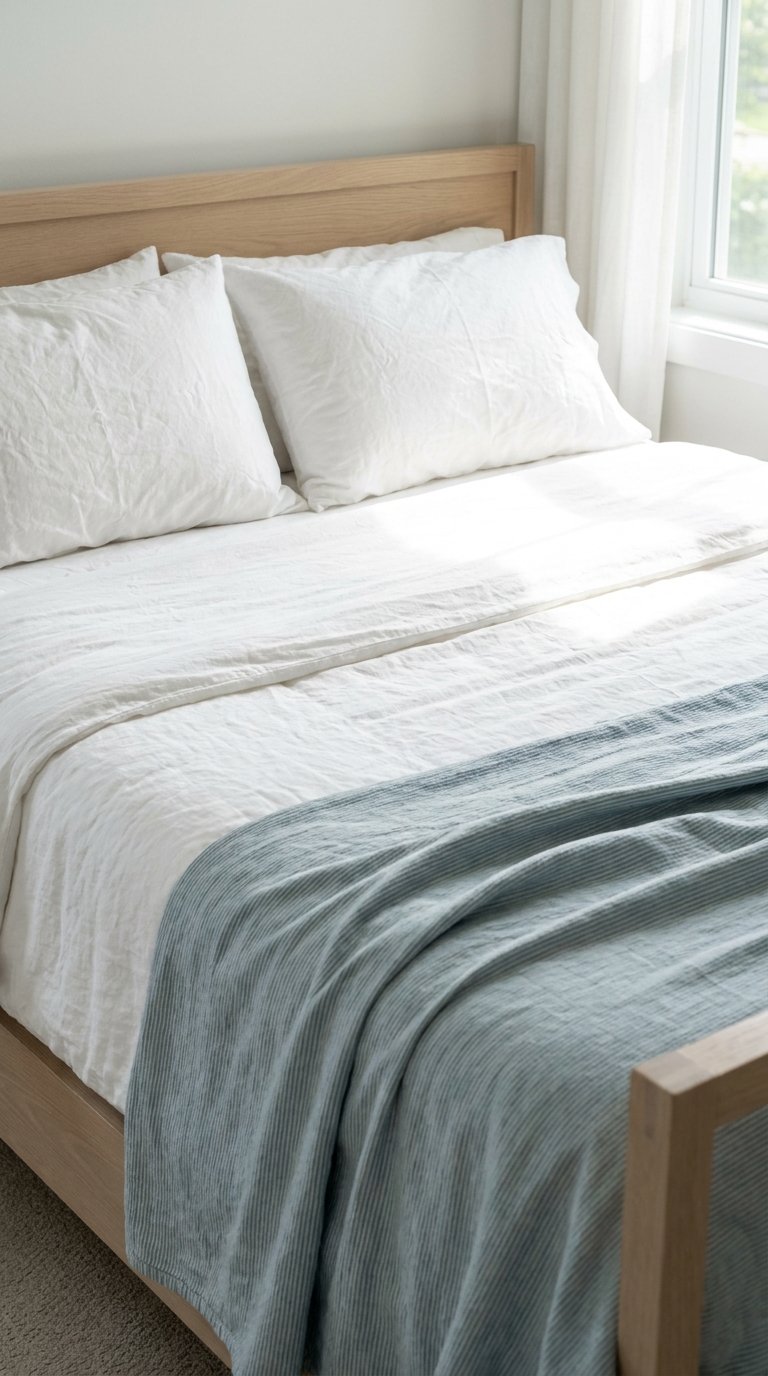 Switch Your Bedding to Stonewashed Cotton Percale