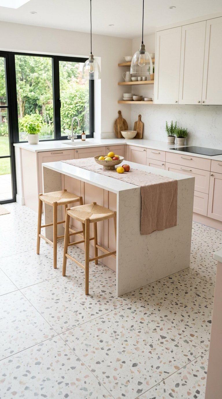 Terrazzo Tile in a Pastel or Neutral Mix
