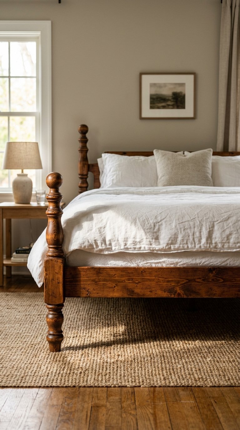 The Benchwright Bed Frame as the Room's Anchor