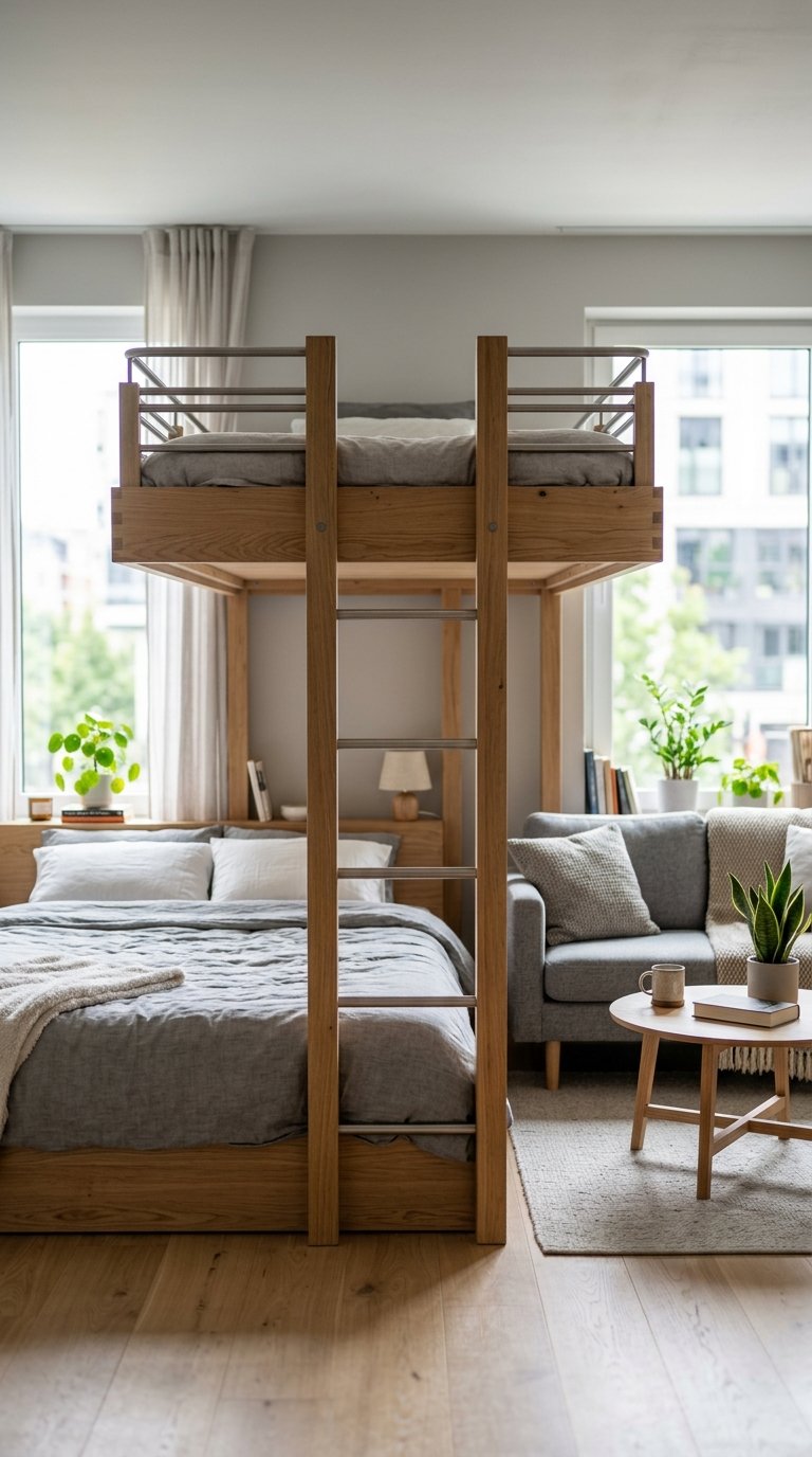 The Bunk Bed Room Divider