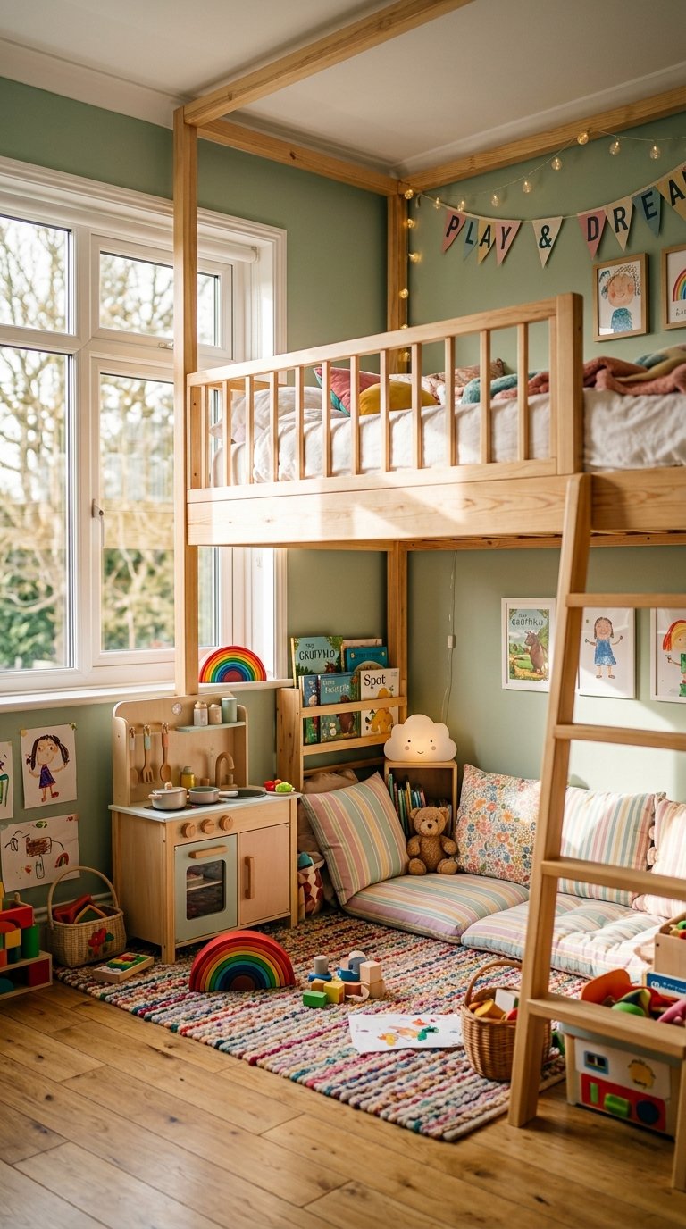 The Bunk Bed With Play Area Below