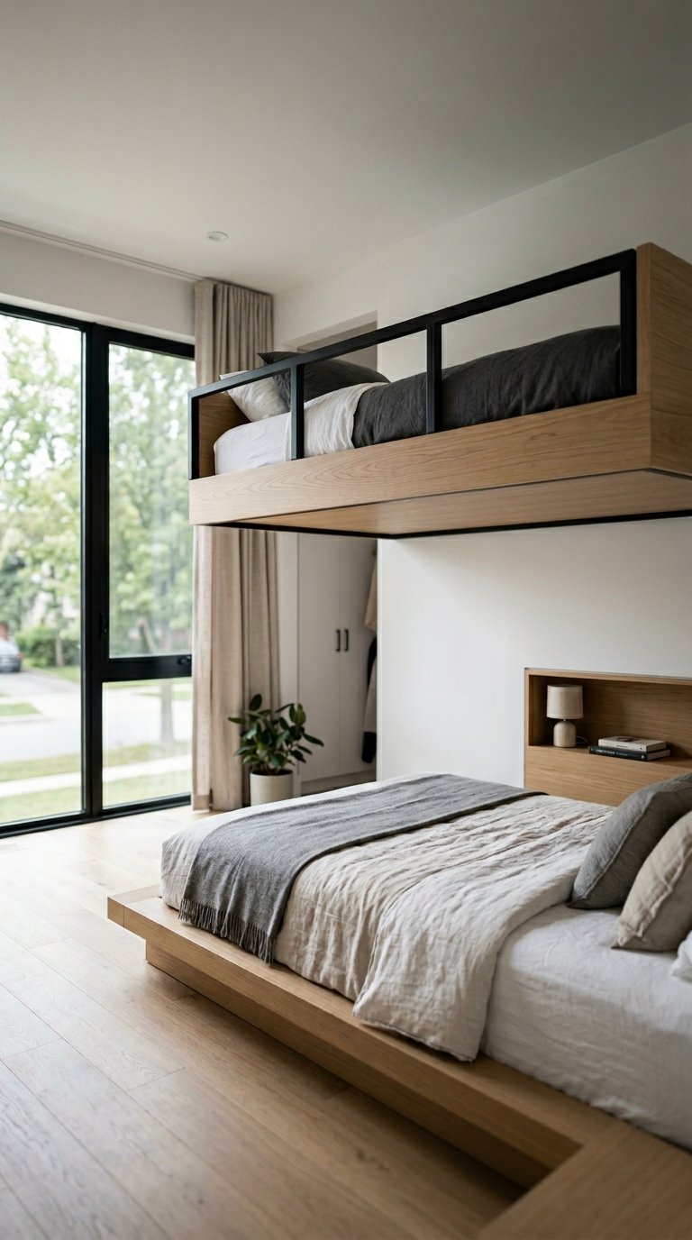 The Floating Bunk Bed