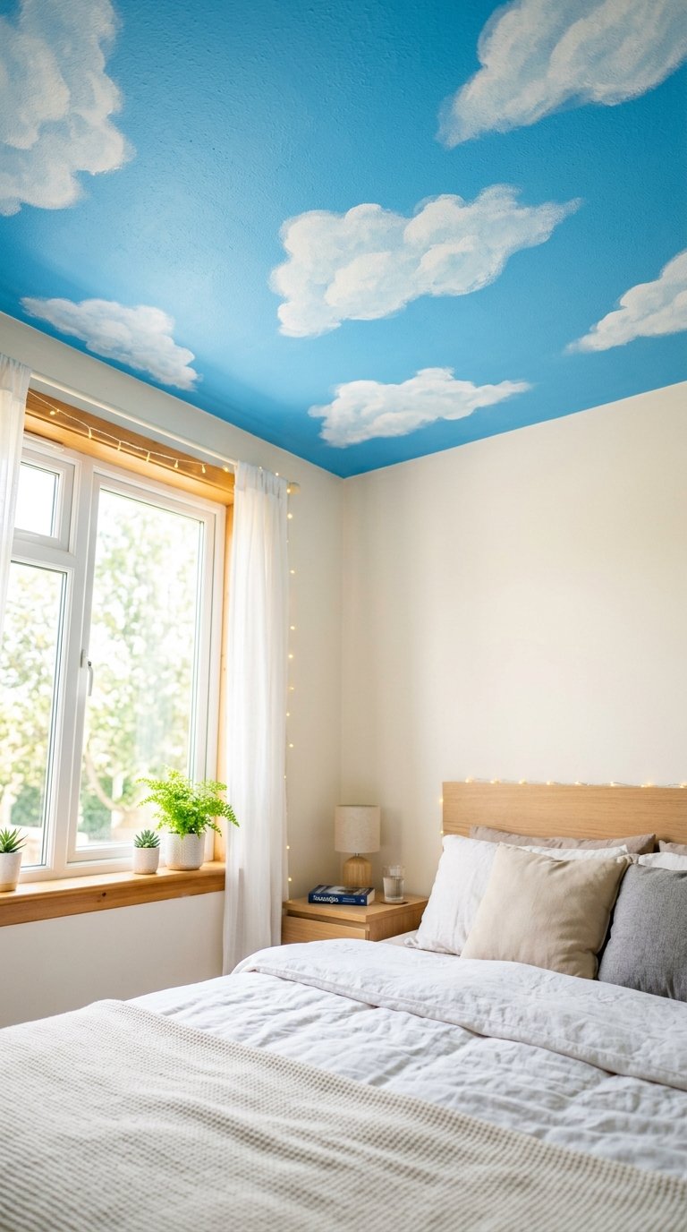 Toy Story Bedroom With a Sky and Clouds Ceiling Treatment