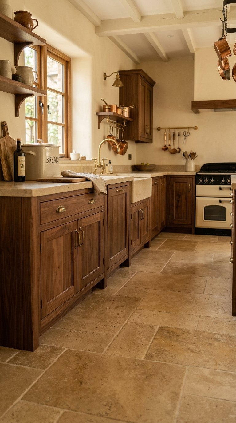 Travertine Tile With a Filled and Honed Finish