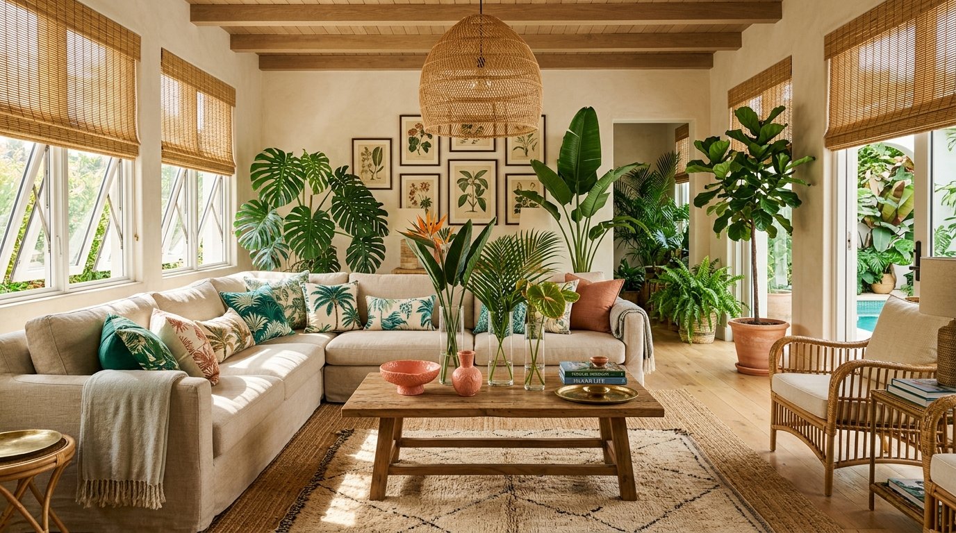 Tropical Living Room Ideas
