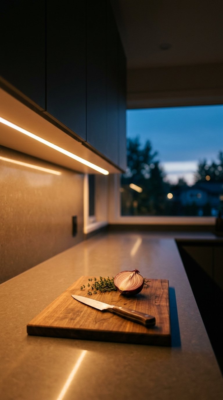 Under-Cabinet LED Lighting on a Dimmer