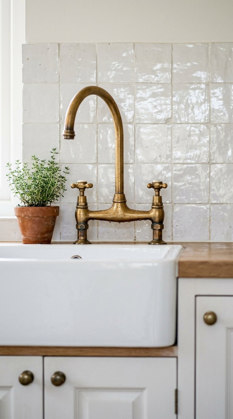 Unlacquered Brass Plumbing Fixtures