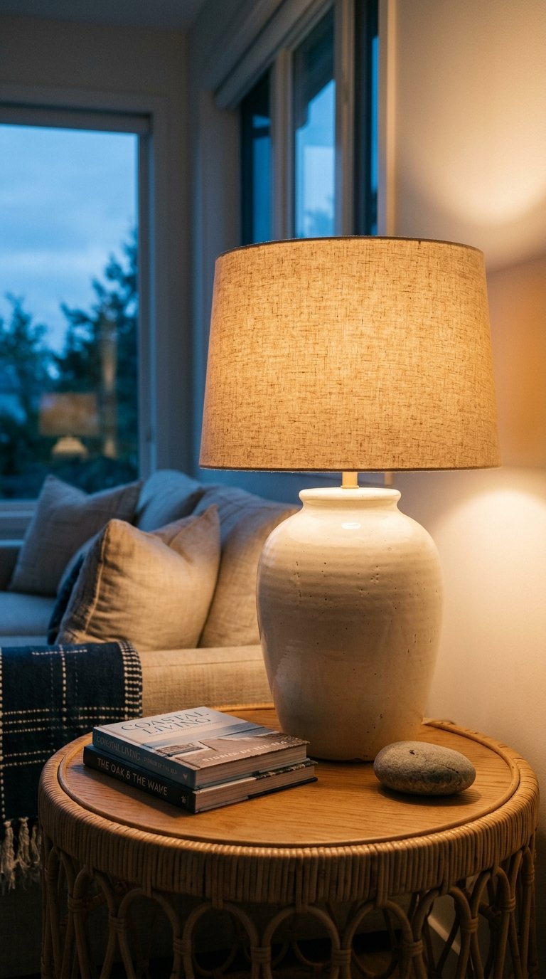 Use Ceramic Lamps With Linen Shades
