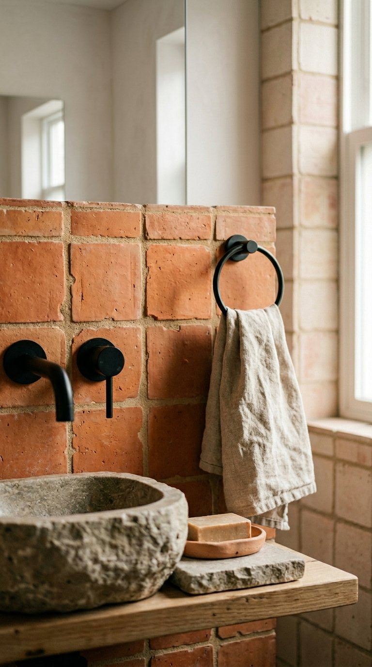 Use Earthy Grout Colors