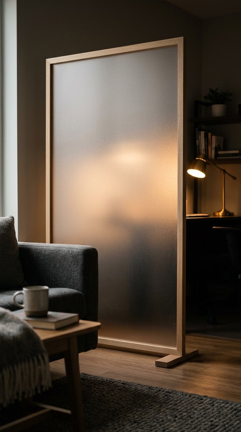 Use Frosted Acrylic Panels