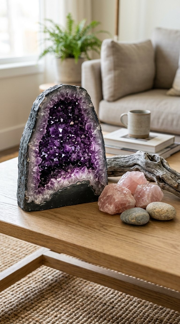 Use Geodes and Crystals as Decor