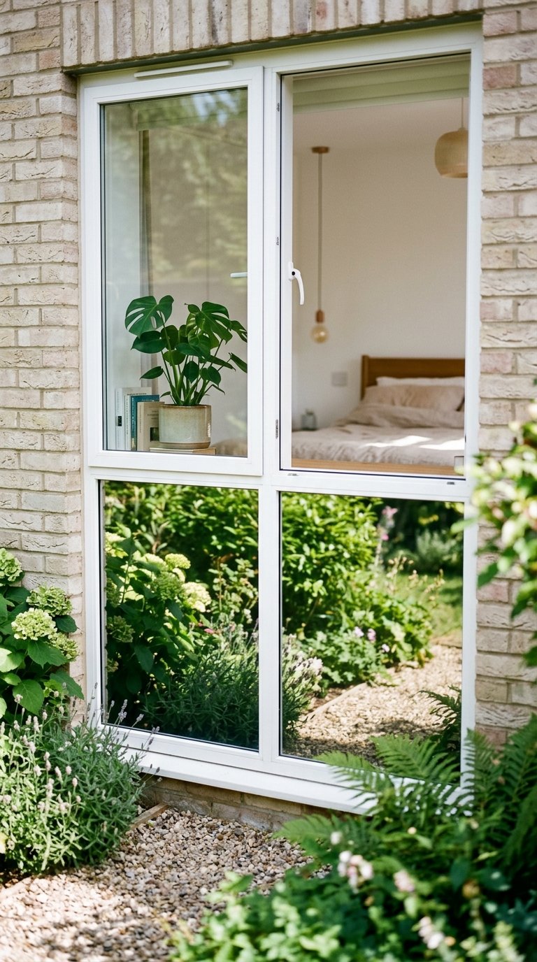 Use Mirror Film on Lower Window Panes