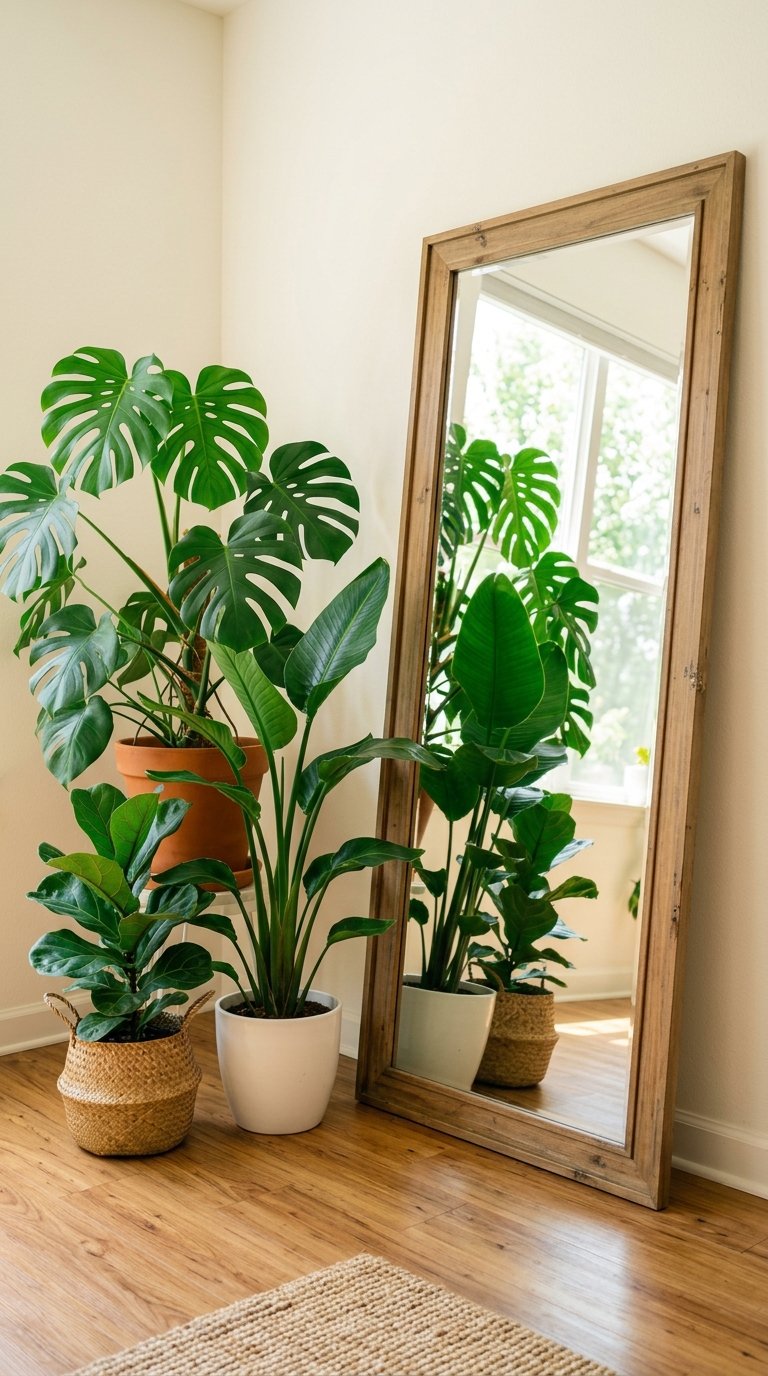 Use Mirrors to Amplify Plant Groupings