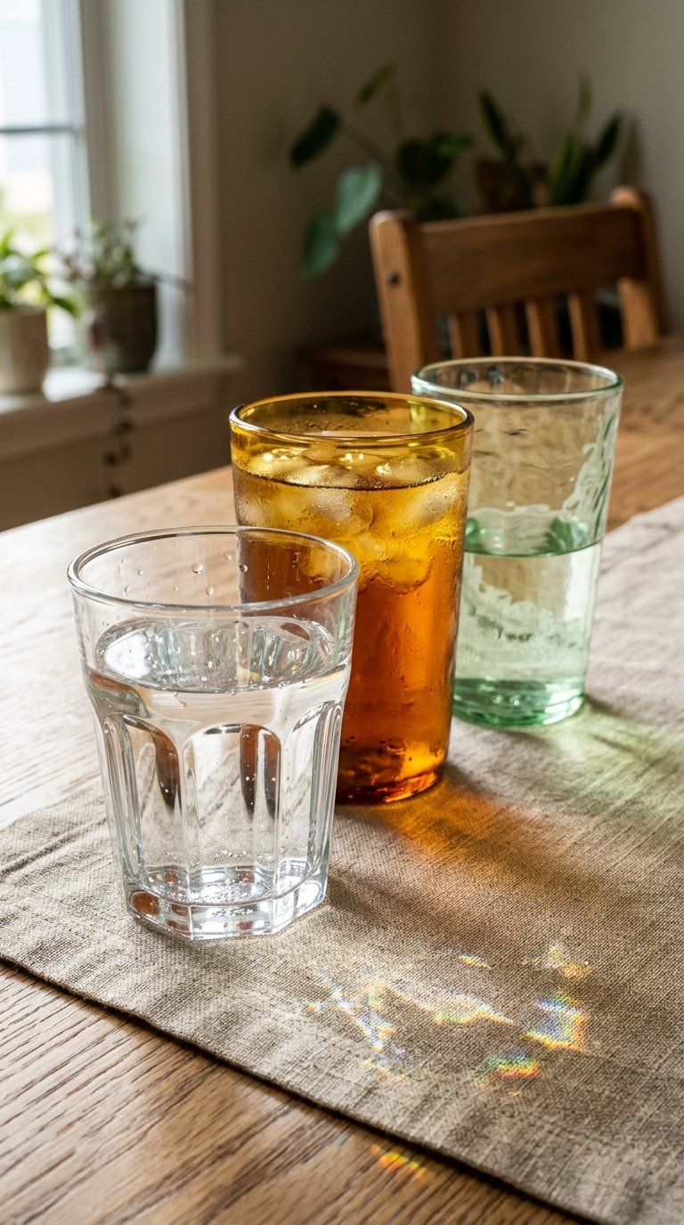 Use Mismatched Vintage Glassware for a Casual Summer Table