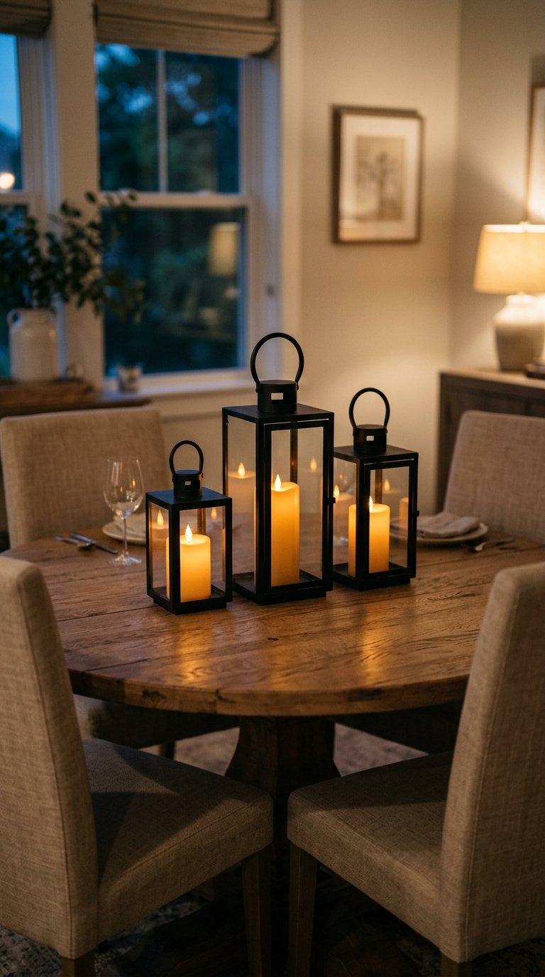 Use Outdoor Lanterns as Indoor Accent Lighting