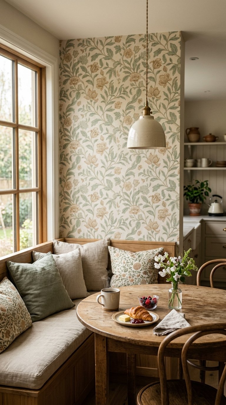 Use Removable Wallpaper for a Bold Pattern Wall
