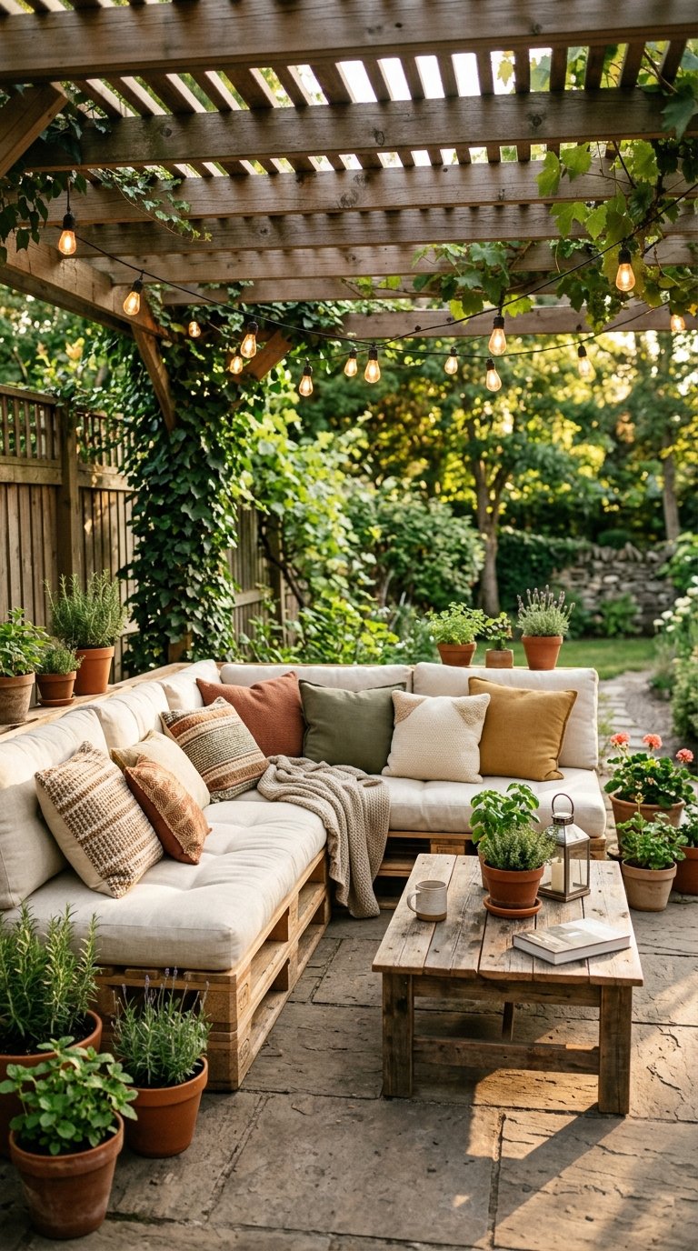 Use Repurposed Pallets as Seating