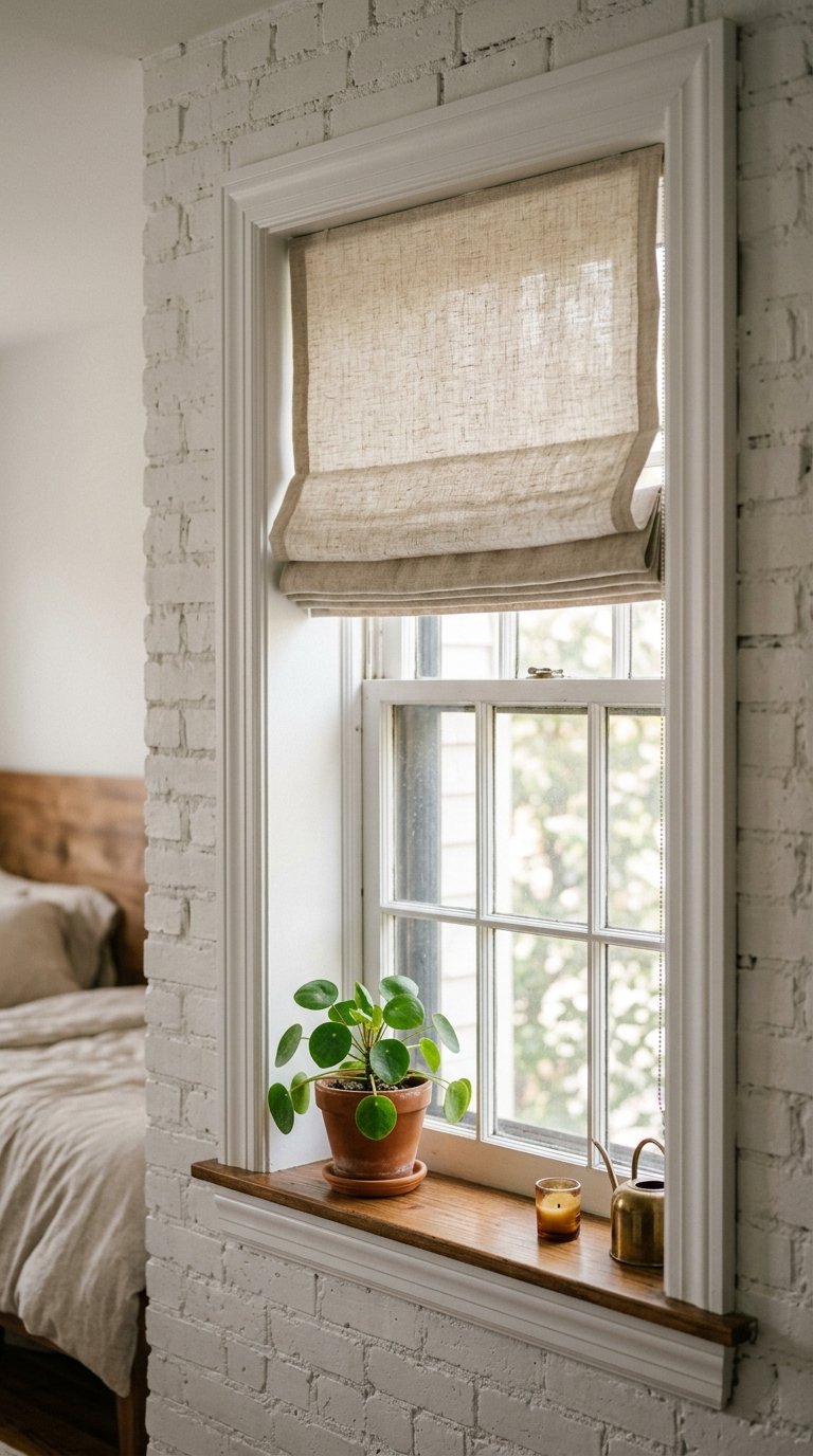 Use Roman Shades for Small Windows