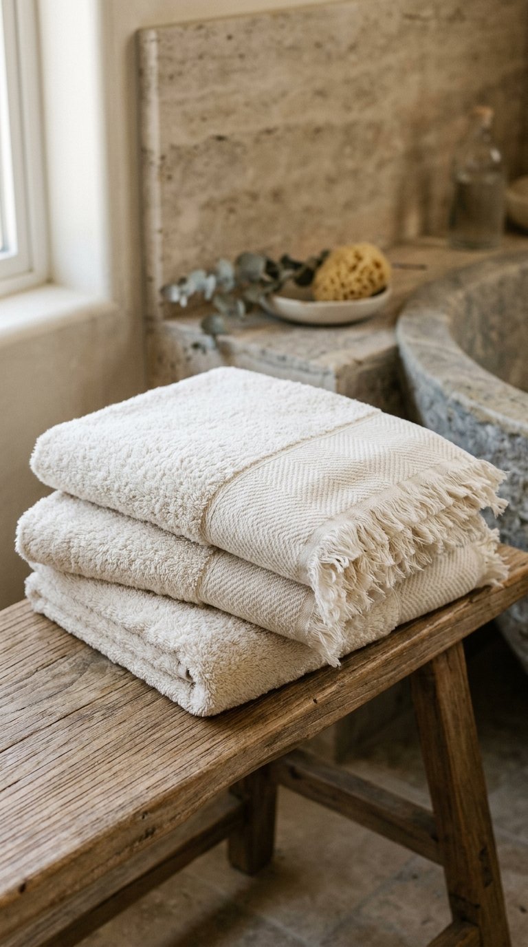 Use Spa-Quality Textiles Throughout