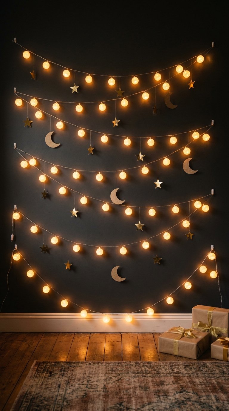 Use String Lights as Atmosphere
