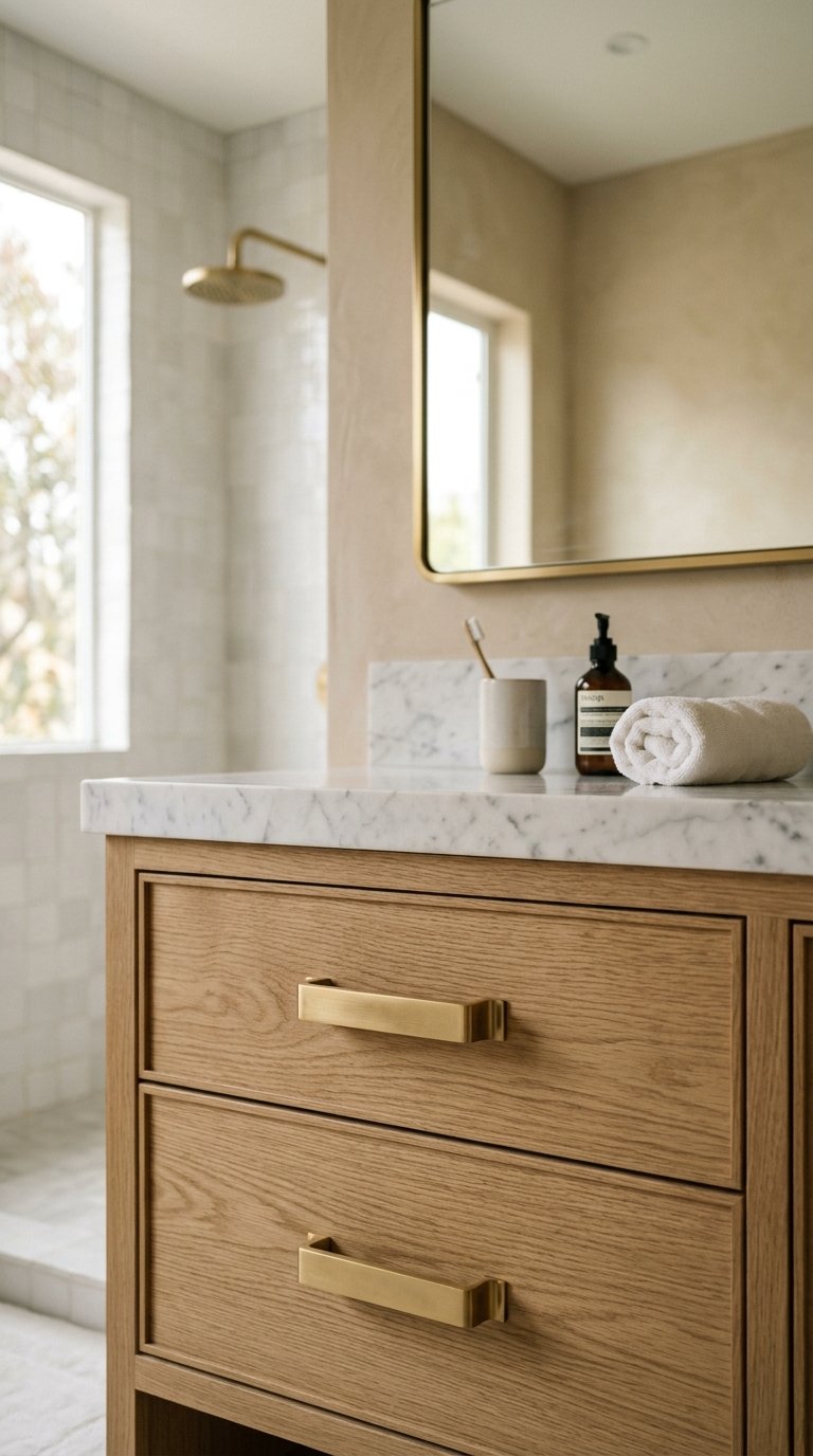 Use a Brass or Matte Black Hardware Update