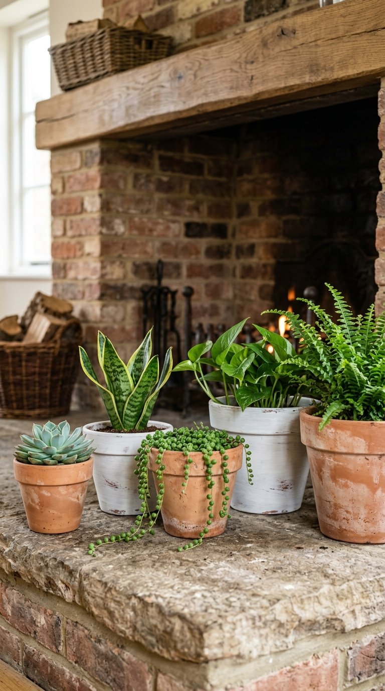 Use a Galvanized or Terracotta Pot Cluster