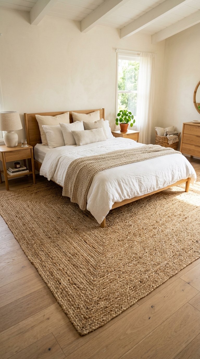 Use a Jute or Sisal Area Rug