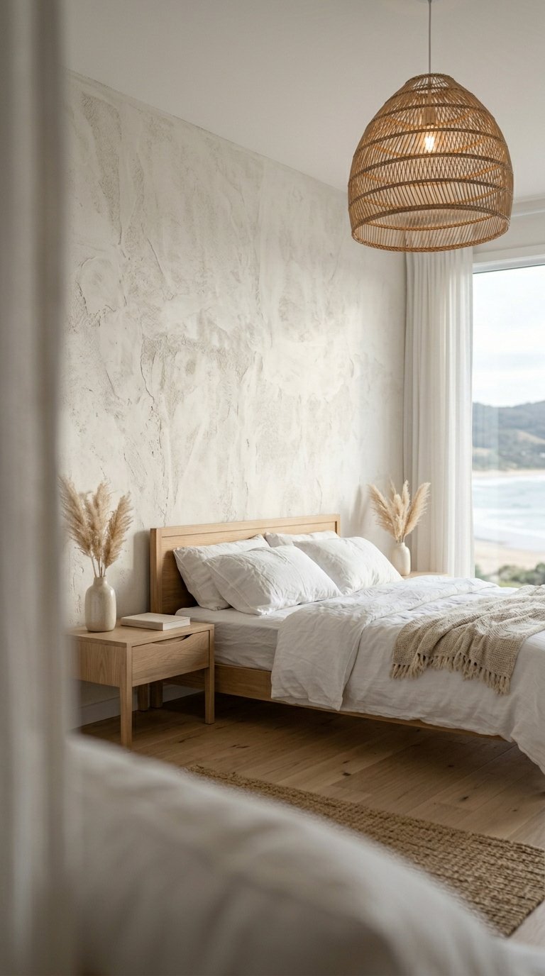 Use a Limewash or Roman Clay Finish on the Feature Wall
