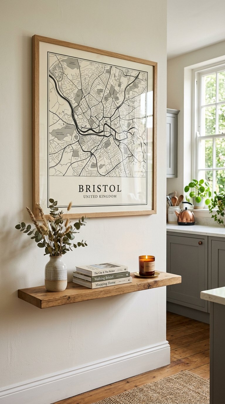 Use a Map Print of a Place That Matters to You