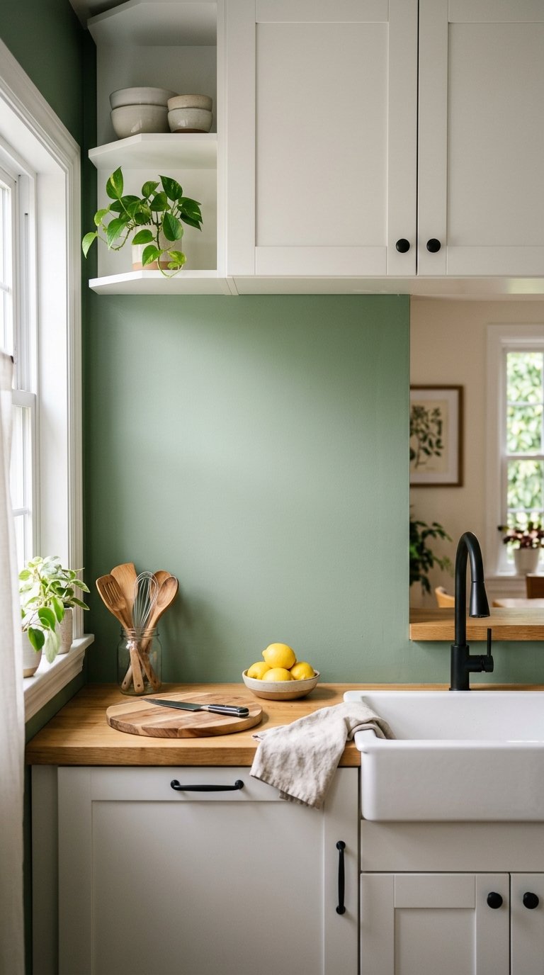Use a Painted Backsplash as a Budget Solution