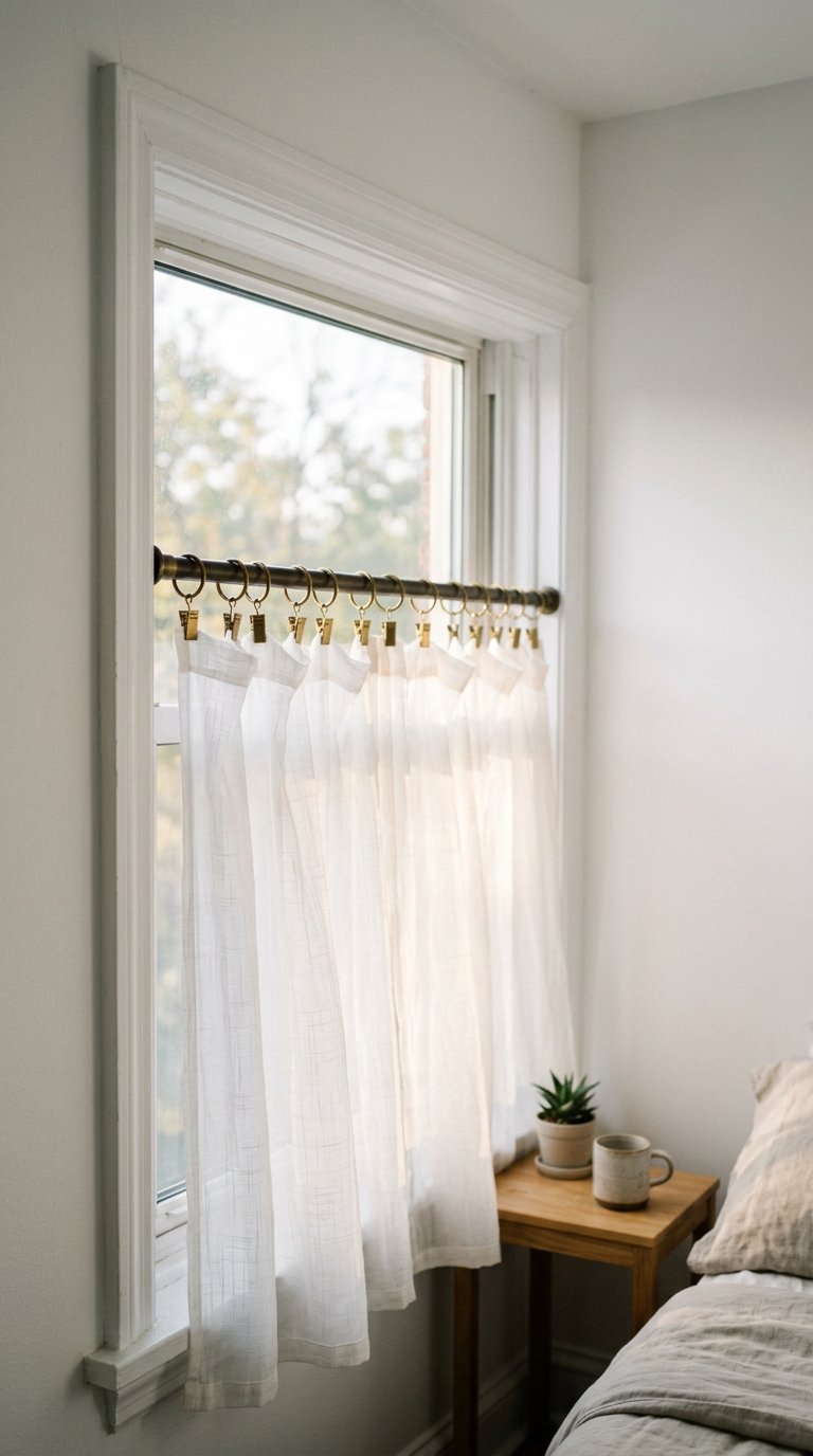 Use a Tension Rod for Renters Who Can't Drill