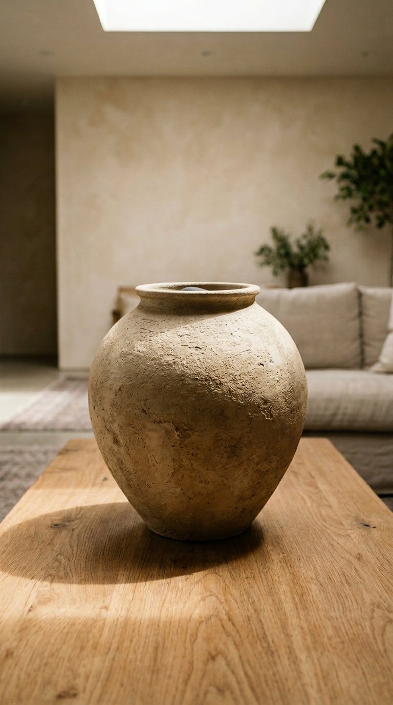 Use an Oversized Ceramic Pot as a Standalone Object