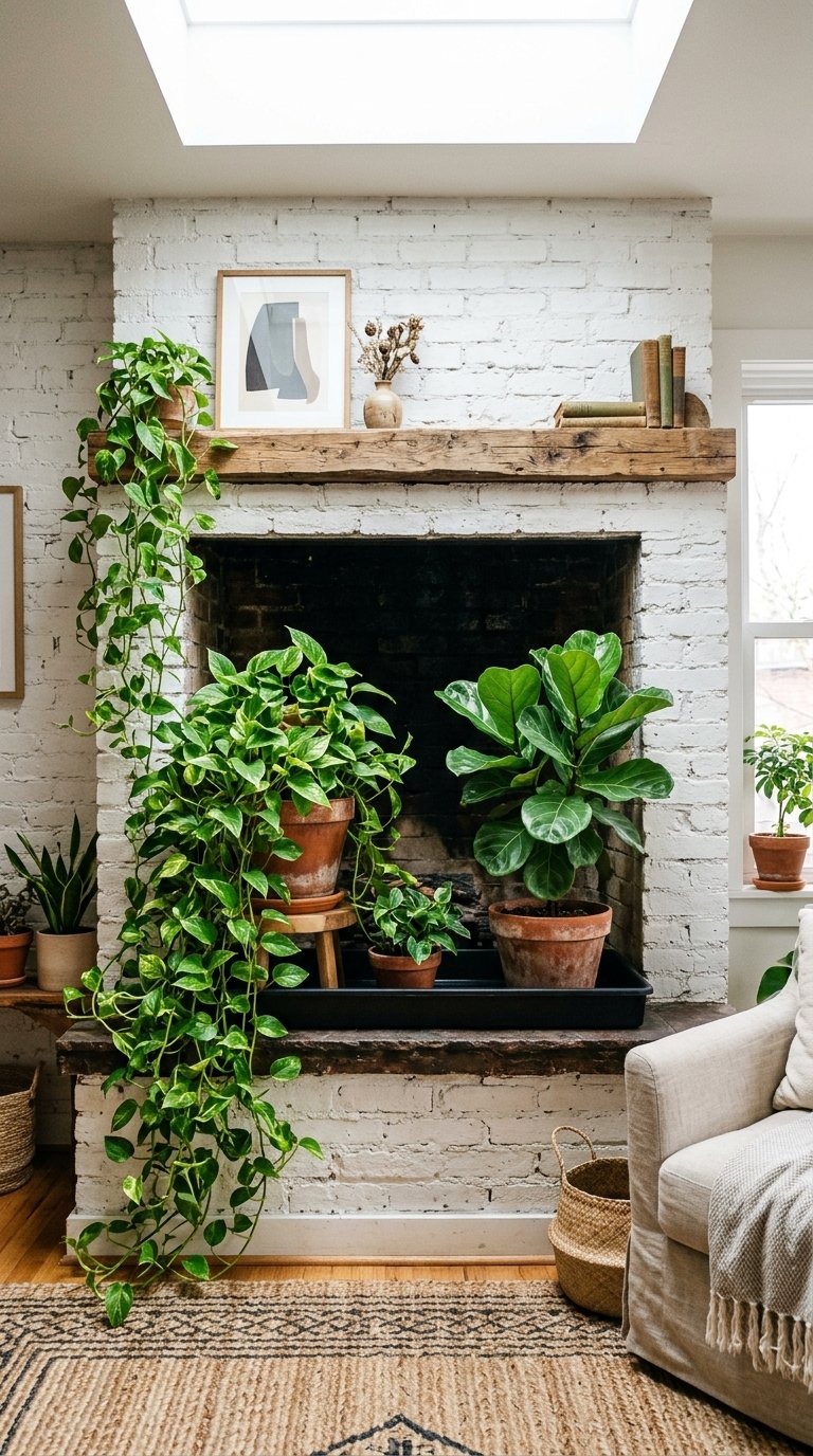 Use the Firebox as a Plant Display